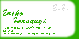 eniko harsanyi business card